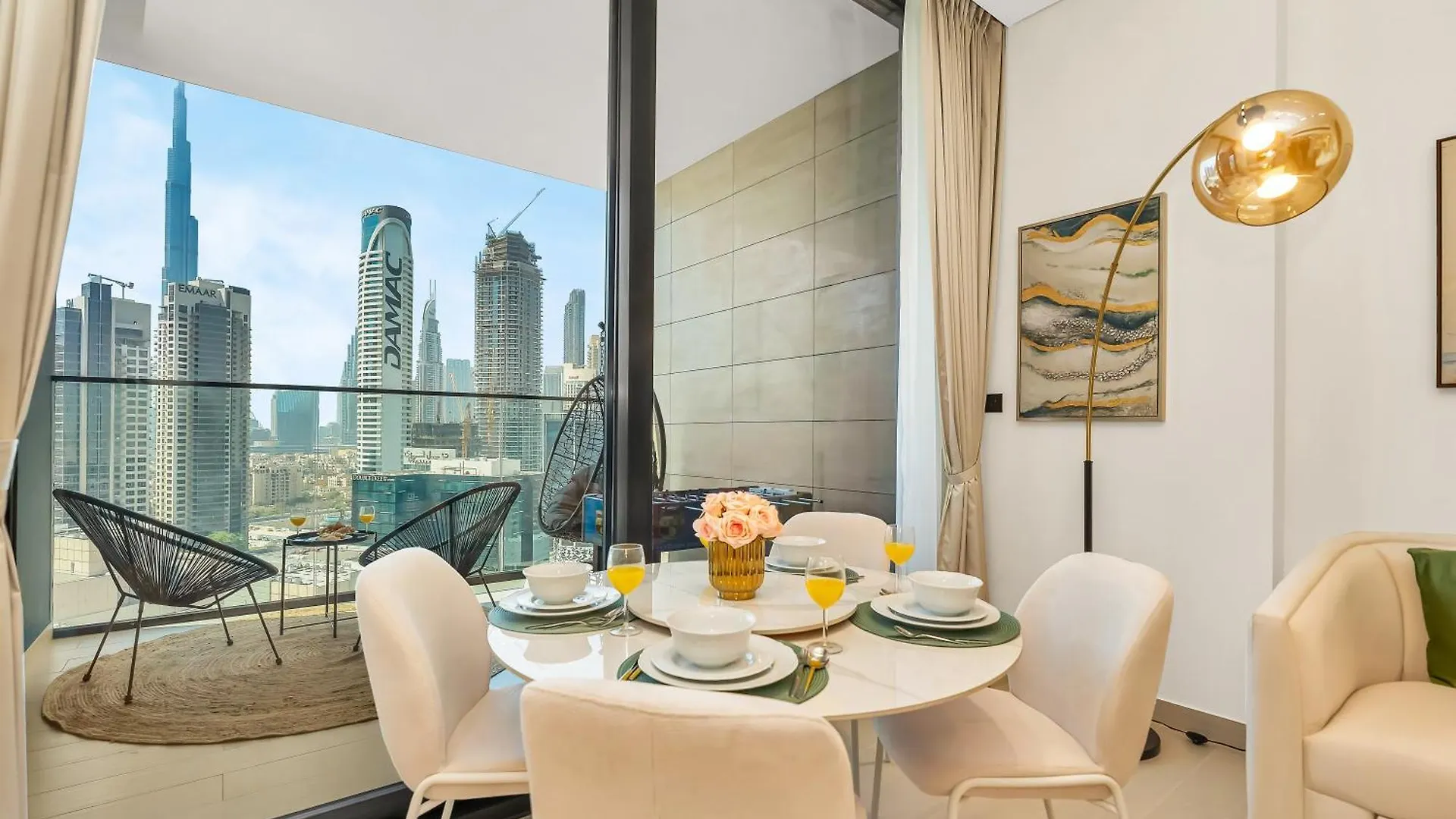 Chic 1Br Burj Khalifa Views Private Jacuzzi Apartment Dubai 0*,
