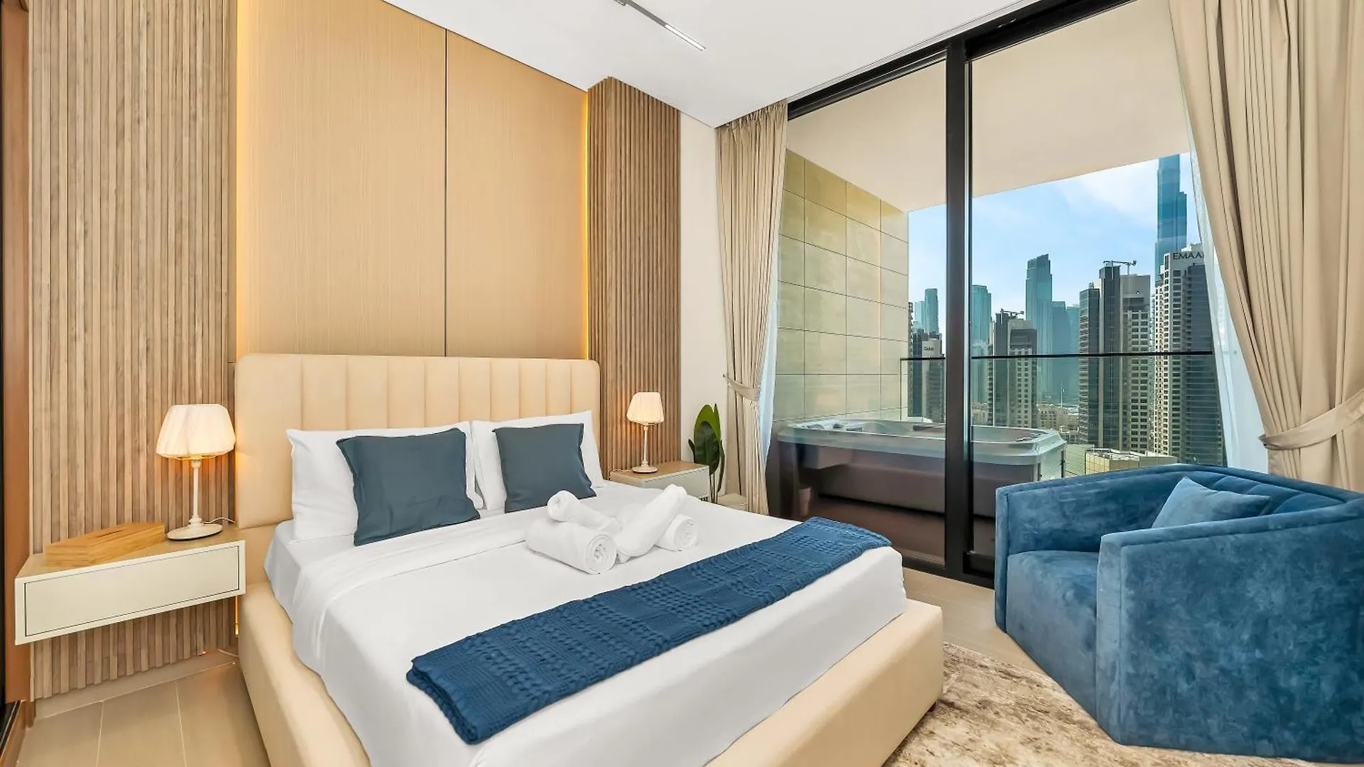 Chic 1Br Burj Khalifa Views Private Jacuzzi Apartment Dubai 0*,  United Arab Emirates