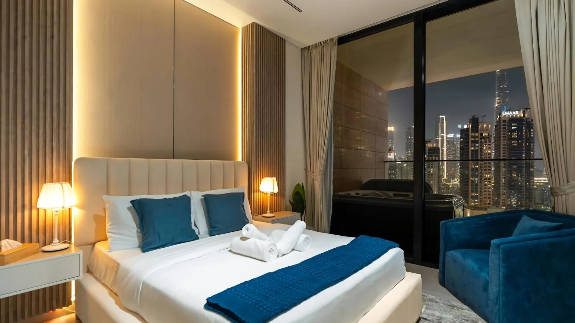 Chic 1Br Burj Khalifa Views Private Jacuzzi Apartment Dubai United Arab Emirates