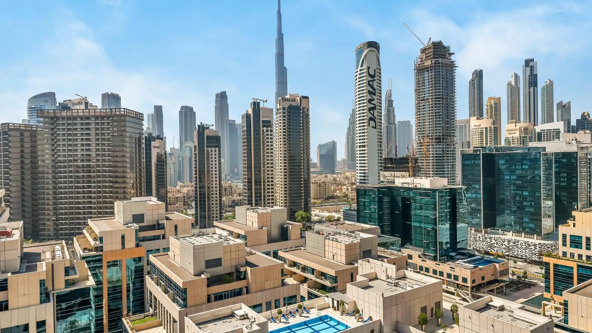 Chic 1Br Burj Khalifa Views Private Jacuzzi Apartman Dubaj 0*,